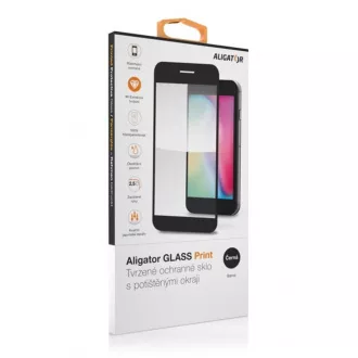 Alligator Schutzglas PRINT Apple iPhone 16 Pro Max schwarz