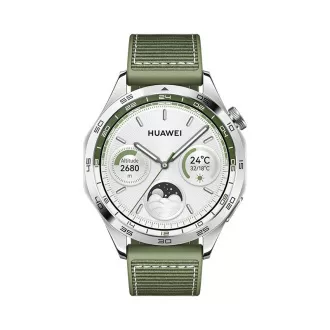 Huawei Watch GT 4/46mm/Silber/Elegantes Band/Grün Huawei Watch GT 4/46mm/Silber/Elegantes Band/Grün