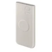 Samsung Powerbank 10000mAh 25W mit drahtloser Aufladung Beige