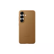 Samsung Veganes Leder Schutzhülle für Galaxy S25 Braun