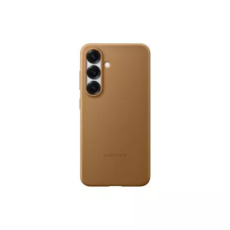 Samsung Veganes Leder Schutzhülle für Galaxy S25 Braun