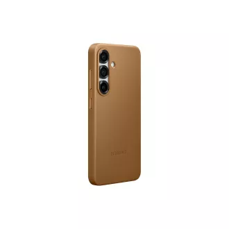 Samsung Veganes Leder Schutzhülle für Galaxy S25 Braun