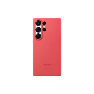 Samsung Silikon Rückwand für Galaxy S25 Ultra Rot