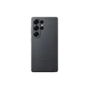 Samsung Vegan Leder Schutzhülle für Galaxy S25 Ultra Schwarz