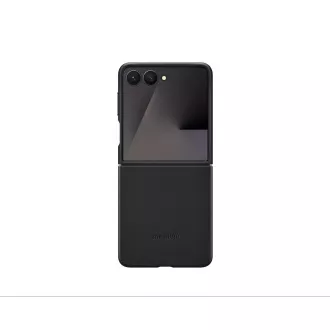 Samsung Vegan Leder Schutzhülle Flip7 Schwarz