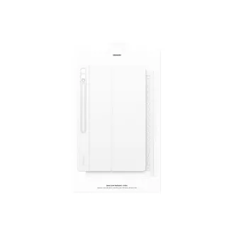 Samsung Schutzhülle mit Tastatur und Touchpad für Tab S10 Ultra/S9 Ultra Weiß