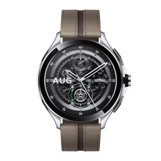 Xiaomi Watch 2 Pro/46mm/Silber/Elegantes Band/Braun