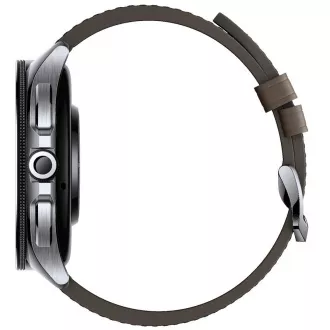 Xiaomi Watch 2 Pro/46mm/Silber/Elegantes Band/Braun