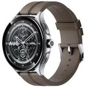 Xiaomi Watch 2 Pro 4G LTE/46mm/Silber/Elegantes Band/Braun