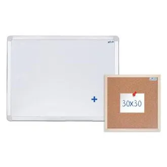 Magnettafel AVELI 60x45 cm, Aluminiumrahmen Korkplatte 30x30 cm Magnettafel AVELI 60x45 cm, Aluminiumrahmen Korkplatte 30x30 cm