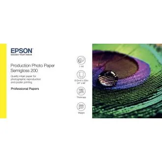 EPSON Production Photo Paper Semigloss 200 24" x 30 m