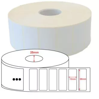 Z Ultimate 3000T Weiß38x13mm,4650Stück/Rolle