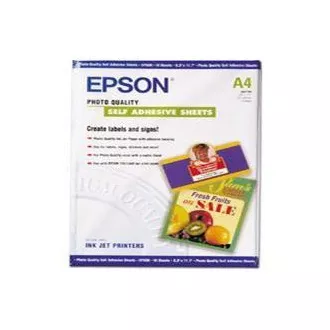 EPSON A4, Fotoqualität Inkjet P. selbstklebend (10 Stk.)