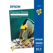 EPSON A4, Premium-Fotopapier glänzend (20 Blatt)