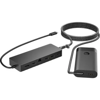 HP Univ. USB-C Hub und Laptop-Ladegerät Combo-EURO