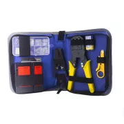 W-Star Network Tool Set WSNF1206, 9-teilige Crimpzange, Rj45-Tester, Trimmer, UTP
