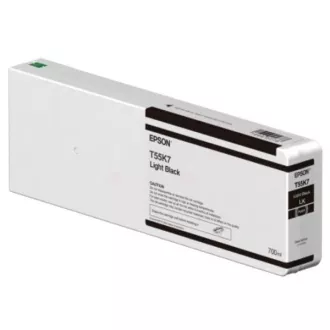 Epson C13T55K700 - Tintenpatrone, light black (hellschwarz)