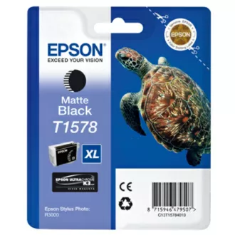 Epson T1578 (C13T15784N10) - Tintenpatrone, matt black (mattschwarz)