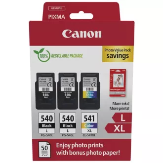 Canon PG-540-Lx2/CL541XL (5224B015) - Tintenpatrone, black + color (schwarz + farbe)