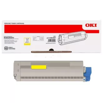 Oki 45862837 - toner, yellow (gelb)