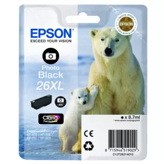 Epson T2631 (C13T26314022) - Tintenpatrone, photoblack Epson T2631 (C13T26314022) - Tintenpatrone, photoblack
