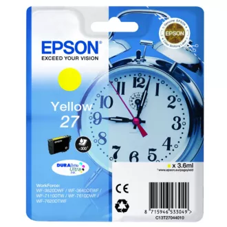 Epson T2704 (C13T27044022) - Tintenpatrone, yellow (gelb) Epson T2704 (C13T27044022) - Tintenpatrone, yellow (gelb)