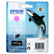 Epson T7606 (C13T76064N10) - Tintenpatrone, light magenta (helles magenta)