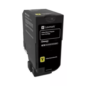 Lexmark 74C2SYE - toner, yellow (gelb)