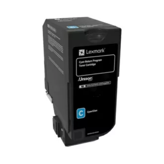 Lexmark 74C2HCE - toner, cyan