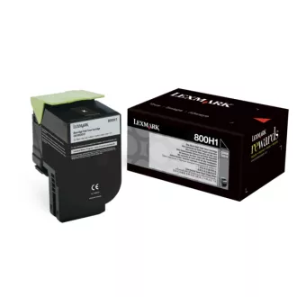 Lexmark 80C0H10 - toner, black (schwarz ) Lexmark 80C0H10 - toner, black (schwarz )