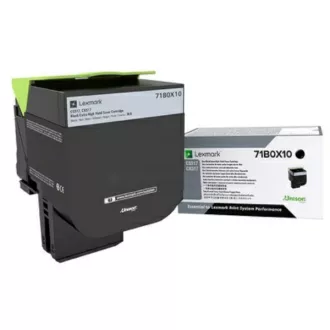 Lexmark 71B0X10 - toner, black (schwarz ) Lexmark 71B0X10 - toner, black (schwarz )