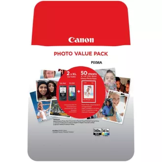 Canon PG-560-XL (3712C008) - Tintenpatrone, black + color (schwarz + farbe) multipack