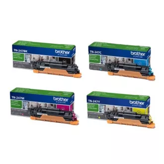 Brother TN-247 (TN247BK, TN247C, TN247M, TN247Y) - toner, black + color (schwarz + farbe) Brother TN-247 (TN247BK, TN247C, TN247M, TN247Y) - toner, black + color (schwarz + farbe)