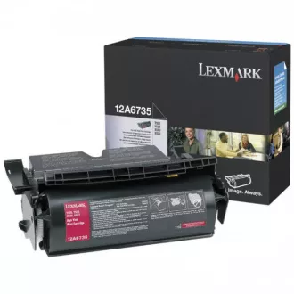 Lexmark 12A6735 - toner, black (schwarz )