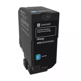 Lexmark 74C2HC0 - toner, cyan Lexmark 74C2HC0 - toner, cyan