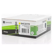 Lexmark 84C2HYE - toner, yellow (gelb)