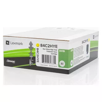 Lexmark 84C2HYE - toner, yellow (gelb)