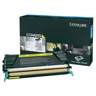 Lexmark C734A2YG - toner, yellow (gelb)