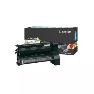 Lexmark C7700YH - toner, yellow (gelb)