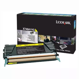 Lexmark X746A1YG - toner, yellow (gelb)