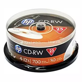HP CD-RW, CWE00019-3, 69313, 25er-Pack, 700MB, 4-12x, 80min., 12cm, nicht bedruckbar, Cake Box, für Datenarchivierung HP CD-RW, CWE00019-3, 69313, 25er-Pack, 700MB, 4-12x, 80min., 12cm, nicht bedruckbar, Cake Box, für Datenarchivierung