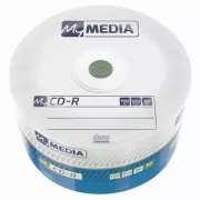 MyMedia CD-R, 69201, 50er-Pack, 700MB, 52x, 80min, 12cm, nicht bedruckbar, wrap, Standard, für Datenarchivierung