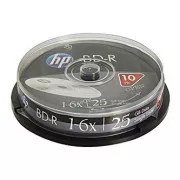 HP BD-R, Single Layer 25GB, Standard, Kuchenbox, BRE00071-3, 69321, 6x, 10er-Pack, für die Datenarchivierung