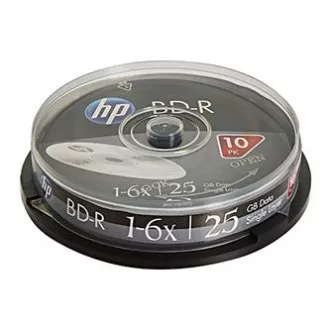 HP BD-R, Single Layer 25GB, Standard, Kuchenbox, BRE00071-3, 69321, 6x, 10er-Pack, für die Datenarchivierung
