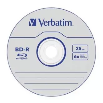 Verbatim BD-R, Datalife, 25GB, Jewel Box, 43836, 6x, 5er-Pack