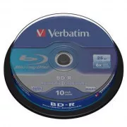 Verbatim BD-R, Single Layer 25GB, Kuchenbox, 43742, 6x, 10er-Pack, für die Datenarchivierung