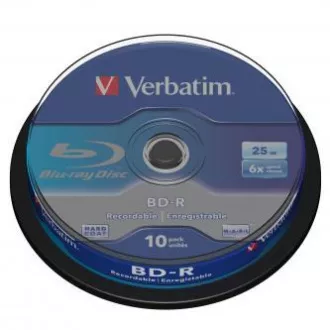 Verbatim BD-R, Single Layer 25GB, Kuchenbox, 43742, 6x, 10er-Pack, für die Datenarchivierung