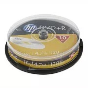 HP DVD-R, DME00026-3, 4,7GB, 16x, Cake Box, 10er-Pack, nicht bedruckbar, 12cm, für die Datenarchivierung