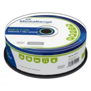 Mediarange DVD-R, MR403, 4.7GB, 16x, Cake Box, 25er-Pack, nicht bedruckbar, 12cm, Standard, für Datenarchivierung