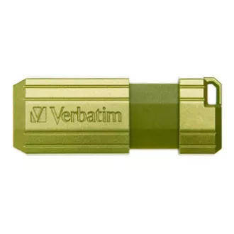 Verbatim USB-Flash-Laufwerk, USB 2.0, 32 GB, Store,N,Go PinStripe, grün, 49958, für die Datenarchivierung